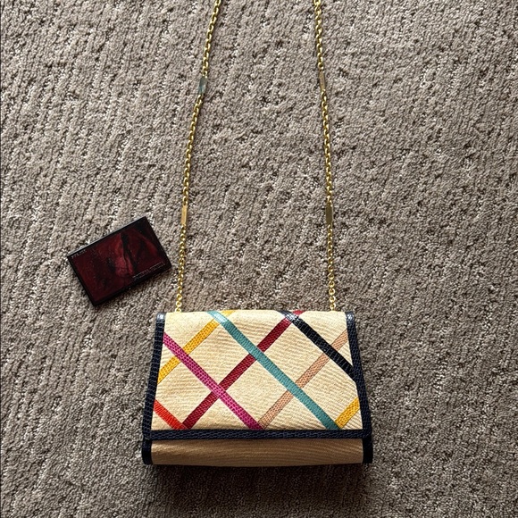 Bottega Veneta Handbags - Bottega Veneta Woven Lizard Stylish Multicolor Crossbody Bag